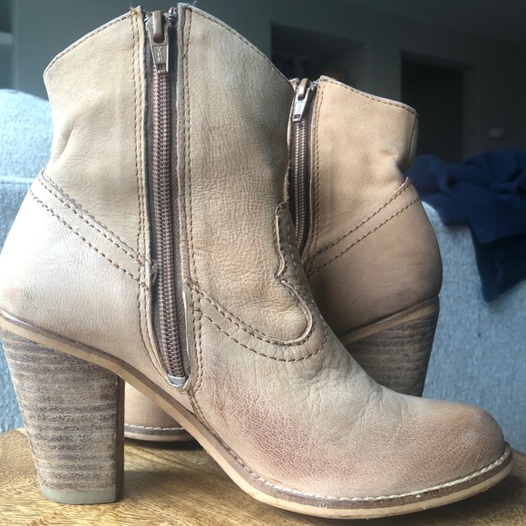 Steve Madden Leather Boots Sz 6 - Picture 2 of 3